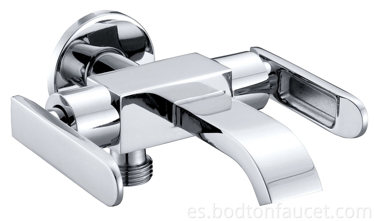 Hot and cold faucet angle valve for bathroom